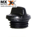 Tampa de Óleo Motor M24x3 Original KTM 2T e 4T 07 a 25 - Husaberg 12/14 - Husqvarna 2T e 4T 14 a 25 - GAS GAS 2T e 4T 21 a 25 - Preta com Oring - 79430020033 / 58030120000